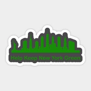 Help Keep New York Green - Recycle Sticker